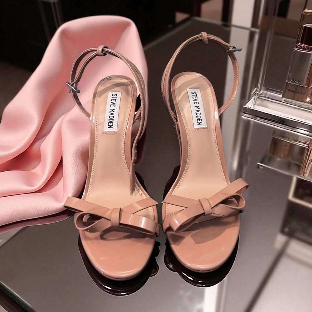 Steve Madden Blush Bow Heels